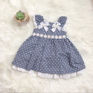 Daisy Gingham Dress NWT